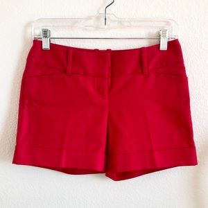 NWT The Limited Red Short, 0